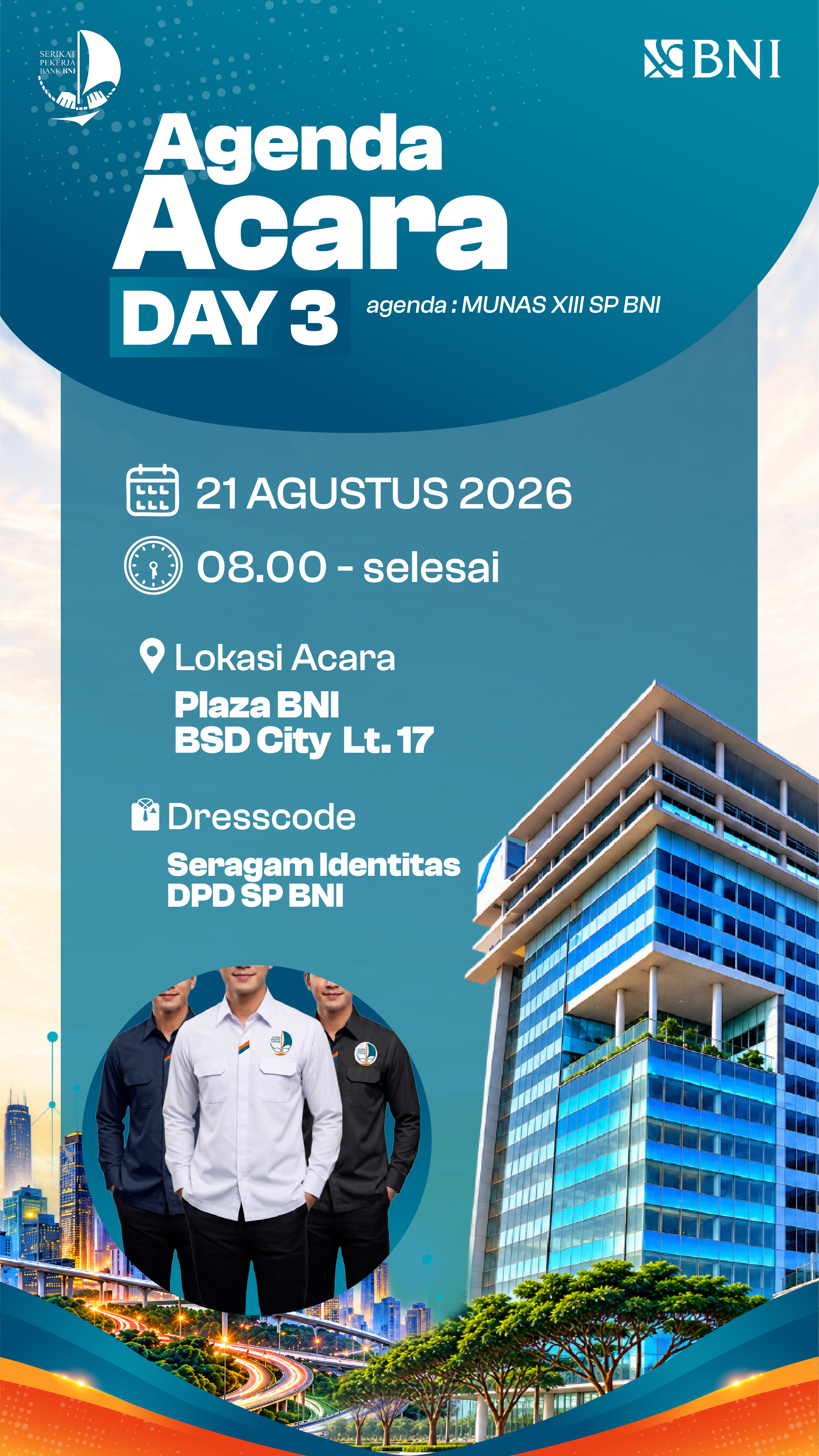 Agenda Day 3 - MUNAS XIII SP BNI